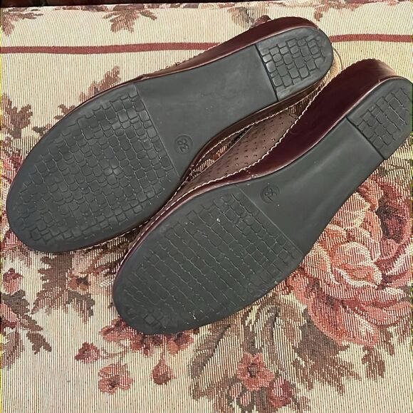 La Plume Leather Open Toe Sling Back Sandals Brown Ladies size 38 - Picture 10 of 16